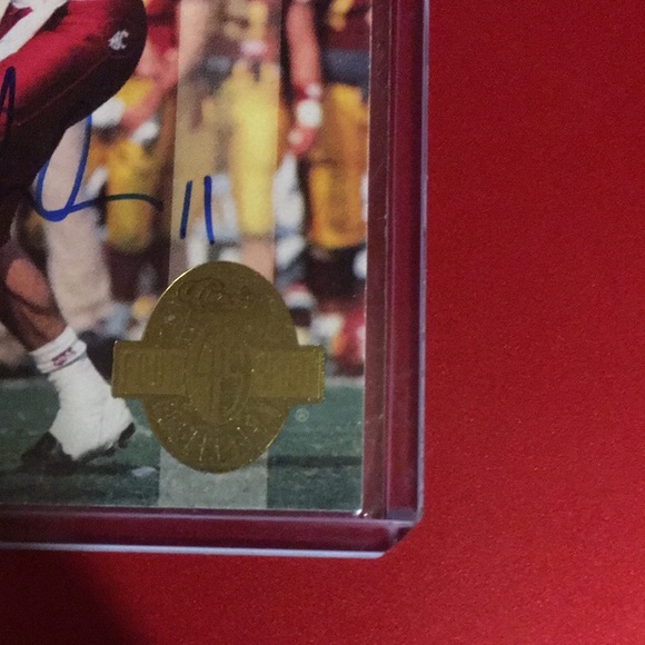 Drew Bledsoe autographed card - Picture 5 of 7